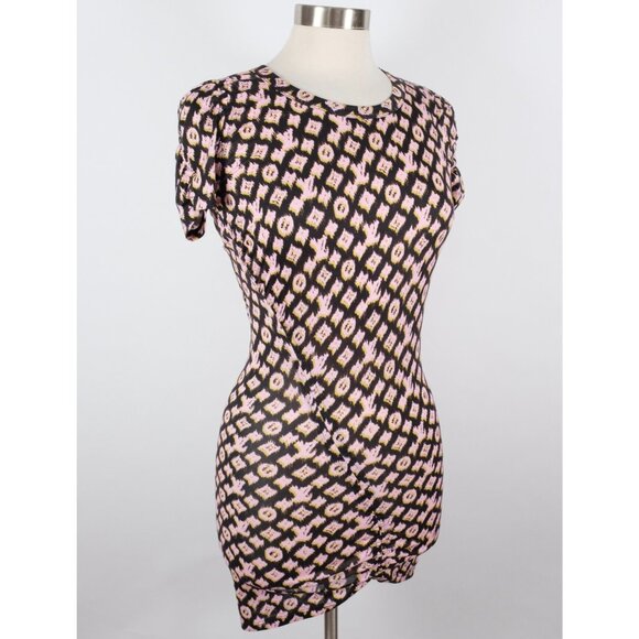 Louis Vuitton by Marc Jacobs dress top sz S stretch LV monogram bodycon pink - Picture 2 of 16